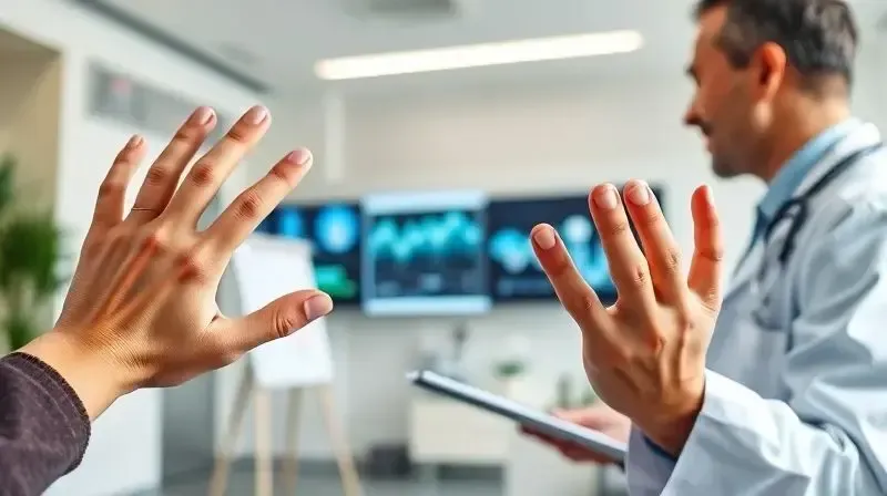 Paciente em consulta com um profissional de saúde para discutir a suplementação e escolher o melhor produto para sua imunidade.