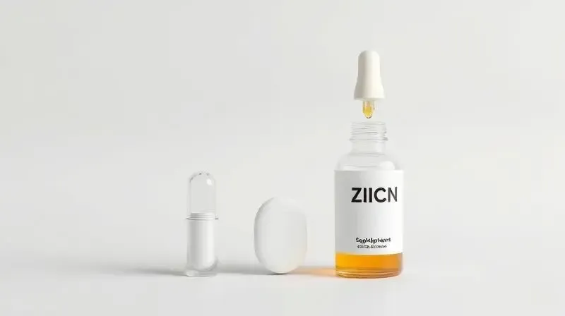 Comparativo dos formatos de suplemento de zinco: cápsulas, comprimidos e gotas, exibidos lado a lado em uma superfície limpa.